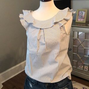 J.Crew Flutter Sleeve Top